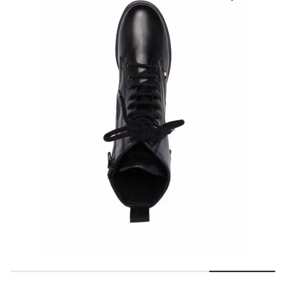 🔥Moncler Black Combat Boots with High-Top Design size 33 new in box - Picture 5 of 11